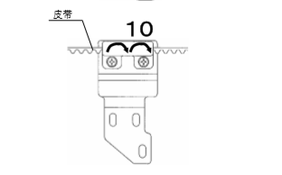 雙開(kāi)玻璃自動(dòng)門皮帶安裝說(shuō)明